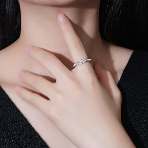 Step Forward 925 Sterling Silver Lotus Fidget Ring with Spinner for Anxiety for Women Teens - Jewelry Gifts for Worry & Boredom Relieving for ADHD Autism by Step Forward - Used condition - Image 4