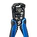 Klein Tools 11061 Self-Adjusting Stripper / Cutter, Heavy Duty, for 10-20 AWG Solid, 12-22 AWG Stranded, and Romex Wire 12/2 and 14/3