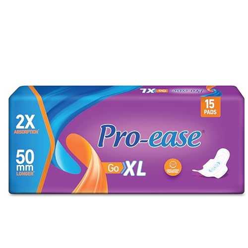 See full amazon price history chart for Pro-ease Go XL | 15 Pads | Sanitary Pads for Women | 2X absorption | Odour Control | Long Lasting Protection | 50mm Longer | Pro-ease Go XL | 15 Pads | Sanitary Pads for Women | 2X absorption | Odour Control | Long Lasting Protection | 50mm Longer | (B0CKT1PFJ2) Amazon Price History, Amazon Price Tracker