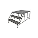 Tri-Arc WLWP033648 3-Step Forward Descent Mobile Steel Work Platform, 36-Inch x 48-Inch Platform