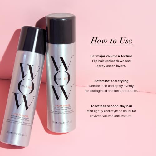Image of COLOR WOW Style on Steroids Texturizing Spray, Non-Sticky Hair Texturizer for Instant Volume and Texture