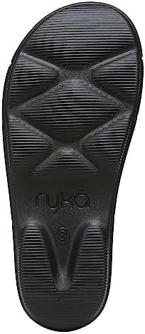 Ryka Womens Rest Ez Recovery Sandal Flip-Flop, Black, 12 US | Image 6