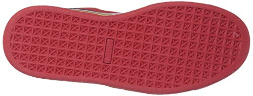 Puma Girl's Suede Classic Embroidery Sneaker, Ribbon Red-Peacoat-White-Team Gold, 13 M US Little Kid4