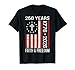 250th Anniversary USA 250 Year America Patriotic 4th of July T-Shirt
