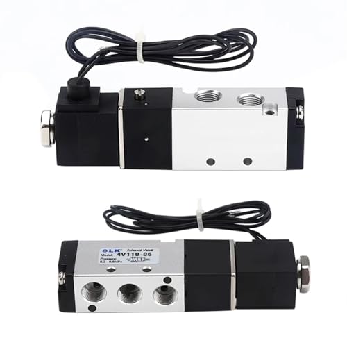 Vanne magnétique électrique 4V110-06-I miniature 5 ports raccordement 1/8 - 6