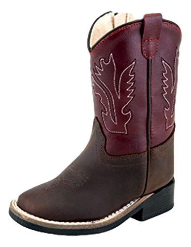 Old West Toddler-Girls' Western Boot Square Toe - Bsi1889