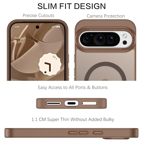 Coque Google Pixel 9 Pro XL translucide bronze pour vos déplacements - 2