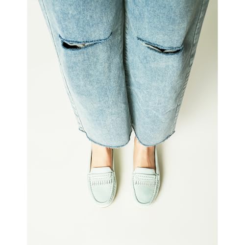 Image of Women's Business Loafers Work Casual Flats Shoes Lightweight Penny PU Leather Slip On Walking Shoes