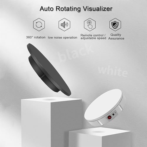 Display Stand Turntable Electric Rotating Turntable Remote Control Photography Turntable 150KG Large Motorized Turntable 360º Rotating for Product Display Photography Turntable