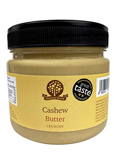 Nutural World - Beurre de noix de cajou croustillant (1kg) Vainqueur des Great Taste Awards Cover