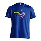 [アートワークスコウベ] バスケ Tシャツ 半袖 練習着 ドライ ポリゴンシルエットのバスケ ユニセックス S コバルトブルー