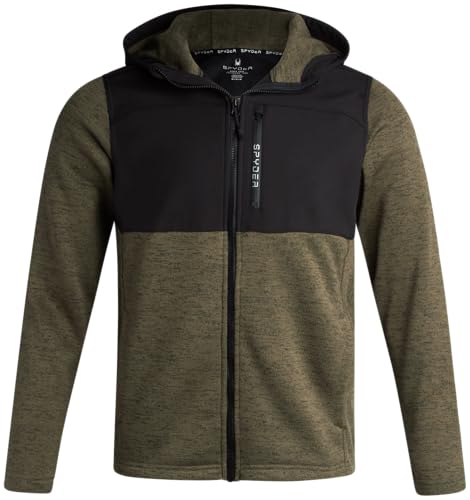Sweat polaire homme Spyder contre le froid veste respirante