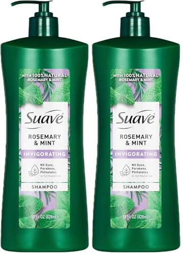 Suave Invigorating Shampoo with Rosemary & Mint, Refreshing & Replenishing Care for Healthy-Looking...
