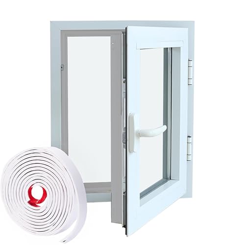 27.6x21.7in White PVC Casement Window Well Covers with Tempered Glass - In/Out Swing, Custom Size for Basement, Shed, Chicken Coop, Bathroom Vent, Crawl Space (Up to 27.5x47