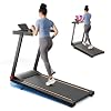Lacuffy 5% Incline Walking Pad Treadmill, 300LB Capacity Folding Treadmills for Home, Walking pad with Handle bar, 3.0 HP Quiet Brushless Motor & Dual Cushion System