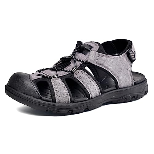 Men Outdoor Casual Sandals Breathable Flat Sole Beach Shoes Comfort Soft Sandals Athletic Male Shoes