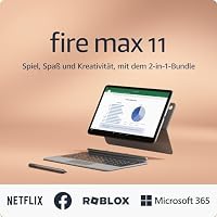 Amazon Fire Max 11-Tablet (Neueste Generation) im Produktivitäts-Bundle mit Tastaturhülle und Eingabestift; Octa-Core-Prozessor, 4 GB RAM für mehr Produktivität, 64 GB, grau, mit Werbung – Ansicht 8
