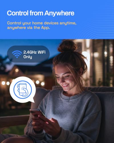 Image of HBN Rugged Outdoor Smart WiFi Plug with Timer Only for Alexa and Google Assistant 2.4GHz Network