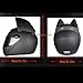 Cat Ear Offroad Helmets,Men and Women Full Face Motorcycle Helmet,for Dirt Bike, Four-Wheeled ATV (Black Helmet Gold Lens, X-Large)