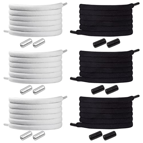 Feibmir 6 Pairs No Tie Laces