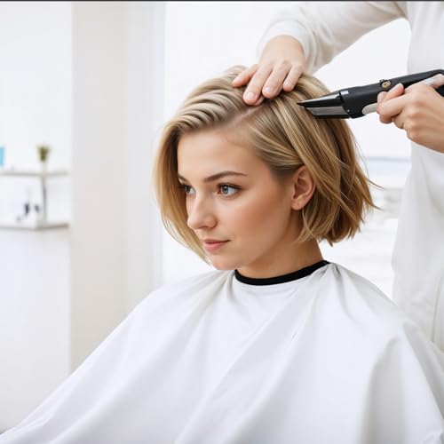 6 capas de barbeiro profissional para corte de cabelo 139 x 119 cm, à prova d'água, cabeleireiro, p