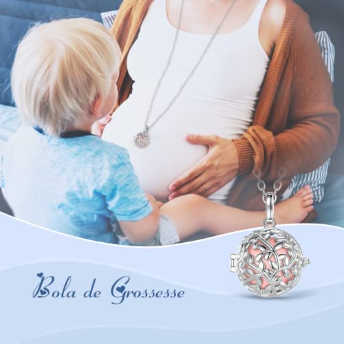 Bola de grossesse AEONSLOVE collier future maman pour apaiser bébé - 4