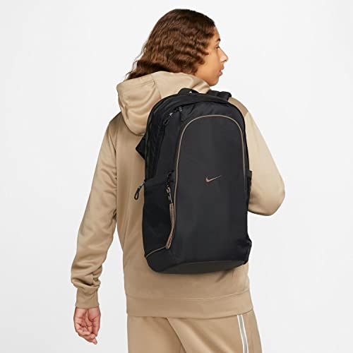 Nike Sportswear Essentials Backpack Black/Black/Ironstone Dj9789-010, One Size #TOP7