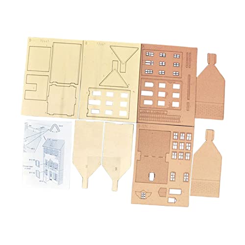 Maquettes de bâtiments à l'échelle 1/72 pour créer des paysages miniatures