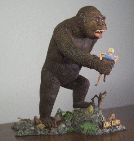 KING KONG プラモデル　ATLANTIS MODELS Atlantis Plastic Model Kit-King Kong Glow Edition - Walmart.com