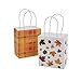 Small Fall Paper Gift Bags - Party Supplies - 12 Pieces