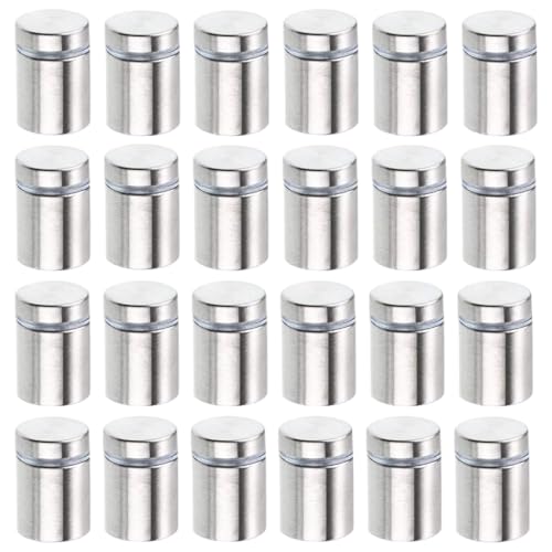 Vis d'entretoise pour panneaux verre acrylique signalisation murale inox 19x25mm