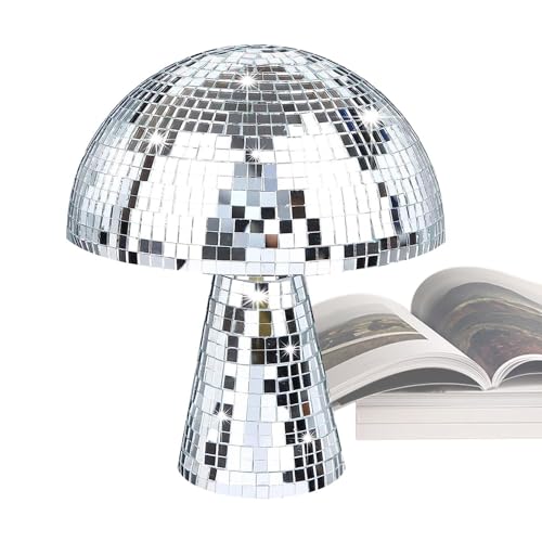Miroir champignon boule disco pour des fêtes à la maison