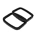 MonkeyJack 2 Pieces/ Set 6.7" x 5.6" Strong Black Rubber Roller Road Drift Skates Plate Edge Guard Protector