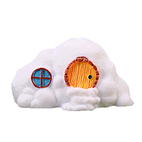 Vi.yo Miniature House Crafts Garden Micro Landscape Ornament Craft Decoration (Cloud)