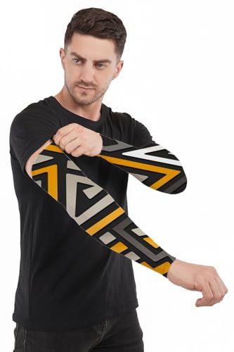 Image of Arm Sleeve For Men women Fully Stretchable Sun UV Ray Dust Protection Bike Riding Cycling Gloves Cricket Golf Football Soft Hand Gloves sleeves