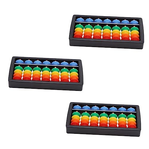 WOONEKY 3pcs 7 Gears Abacus Abacus Early Development Toy Educational Calculate Toy Kid Toys Educational Toys for Tools for Arithmetic Abacuses Teaching Abacus Toys Abs