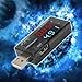 Black USB Power Meter,USB Current Meter,3-9V 0-5A Voltage Tester Multimeter,LCD Digital Multimeter Current Tester Voltage Detector,USB Tester DC LED Display Multi Testers Tools