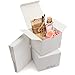 Produktbild Belle Vous Karton Geschenkboxen Weiß (20 Stk) - Schachteln 12x12x9cm Pappschachteln mit Deckel - Kraftpapier Geschenk Box Zum Selber Aufbauen für Geschenke, Hochzeit, Party, Weihnachten