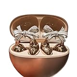 Bow Rhinestone for Clip on Earbuds Open Ear Accessories, Elegant Zirconia Decorative Earphone Accessories, Removable Exquisite DIY Decoration