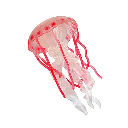 Image of DOYIFUN Incredible Creatures Realistic Jellyfish Model Figure Toys, Simulated Sea Life Animals Figurine Collection Sea Creature Science Educational Props