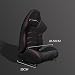 MODAUTO Asiento Deportivo Coche, Semibaquet Ajustable, Tela y Alcantara, Ríeles incluidos, Universal...