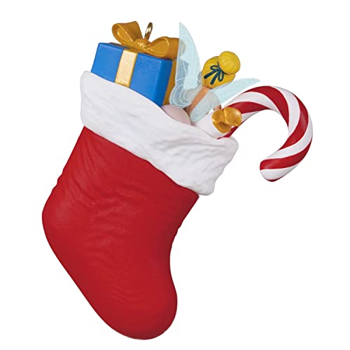 Hallmark Keepsake Christmas Ornament 2022, Disney Peter Pan Tinker Bell In Stocking #TOP1