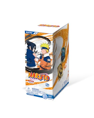 KAYOU Naruto Smriti Collectible Trading Card - Chapter Jin Series 3 English Version 12 Packs 8 Cards/Pack