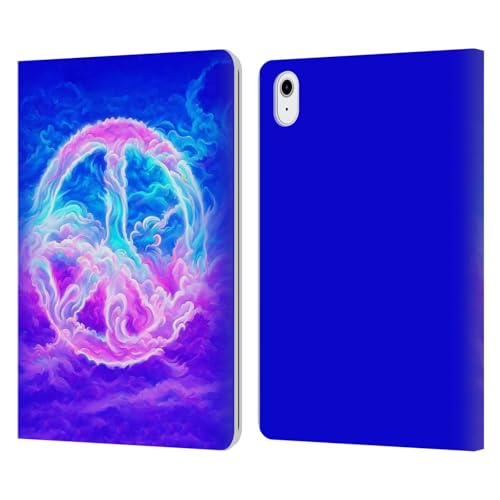 Étui portefeuille en cuir Wumples Symbole De Paix pour Apple iPad Air 11