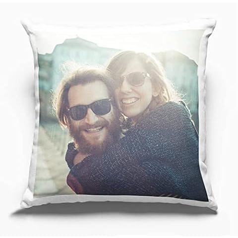 Cojín Personalizado con Foto y Texto Relleno Incluido Cover