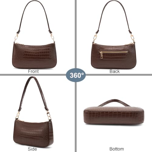 Image of Shoulder Bag for Women Retro Hobo Handbags Cross Body Purses
