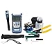 Enshey Fiber Optic FTTH Tool Kit FTTH Assembly Optical Fiber Termination Tool Kit with FC-6S Cleaver Optical Power Meter Visual Fault Locator Finder Cable Cutter Stripper 5km