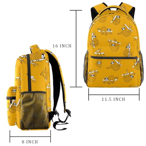 Sac à dos d'école multicolore à bretelles confortables 40cm