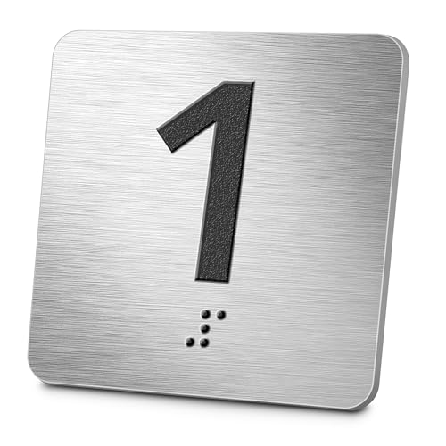 Exam Room ADA Braille Signs 3, Room Numbers for Office...