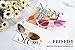 FEISEDY Fashion Small Cat Eye Sunglasses for Women Retro Trendy Cool Sun Glasses B2864
